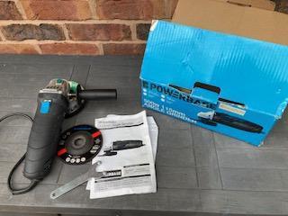 Image 1 of Used Powerbase1200rpm Angle Grinder. 500w.