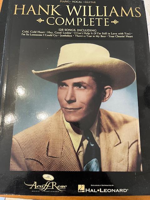 Preview of the first image of Hank Williams Complete  128 Songs for Piano Guitar Vocal.