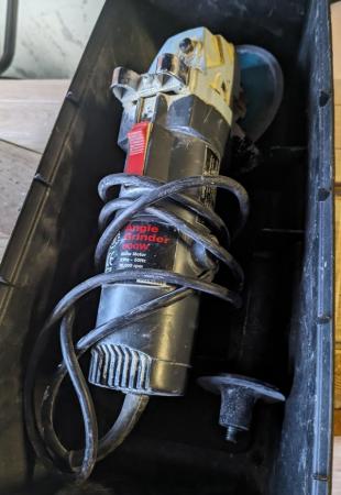 Image 1 of Angle grinder including carrying case