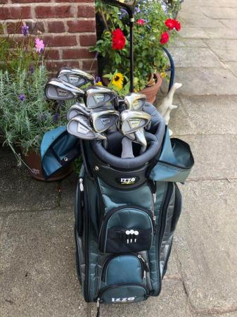 Image 2 of Izzo Golf Bag with Irons for sale