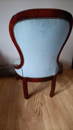 Image 2 of Victorian mahogany nursing/ bedroom chair