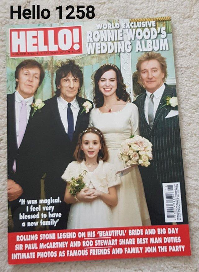 Preview of the first image of Hello Magazine 1258 - Ronnie Wood's Wedding Album.