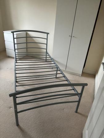 Image 1 of Single metal bed frames