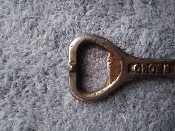 Image 3 of Crown Cork Cast Iron Promotional Advertising Bottle Opener