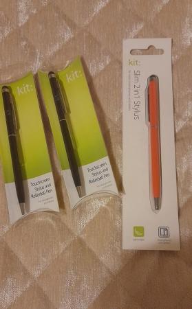 Image 1 of Touchscreen Stylus and Rollerball Pens