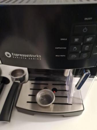 Image 1 of Espresso coffee machine with bean grinder
