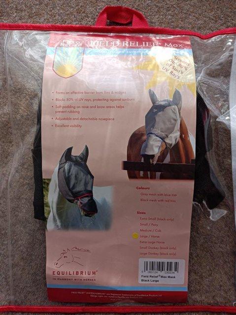 Preview of the first image of For sale: Field Relief Fly Mask max, large.