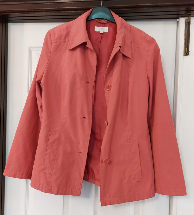 Preview of the first image of M&S Pink spring/summer jacket size 12.