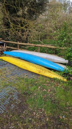 Image 2 of 6 kayaks in fair to good condition no leaks
