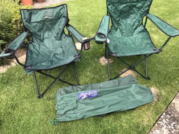 Image 1 of fold away camping /caravan chairs