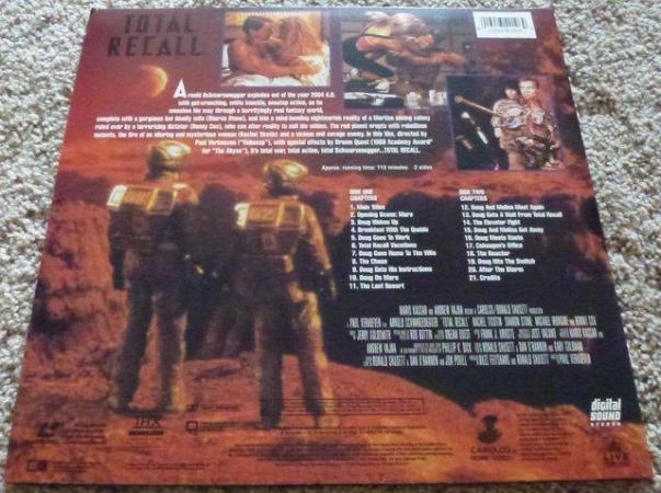 Image 3 of Total Recall, Laserdisc (1990)