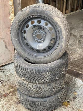 Image 2 of Skoda Winter Tyres Set of 4, Good Condition, Hardly Used