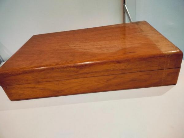 Image 2 of Solid wood cigar box, useful storage and also decorative