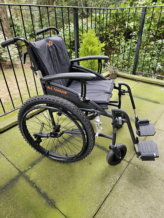 Preview of the first image of 18"  All Terrain Wheelchair.