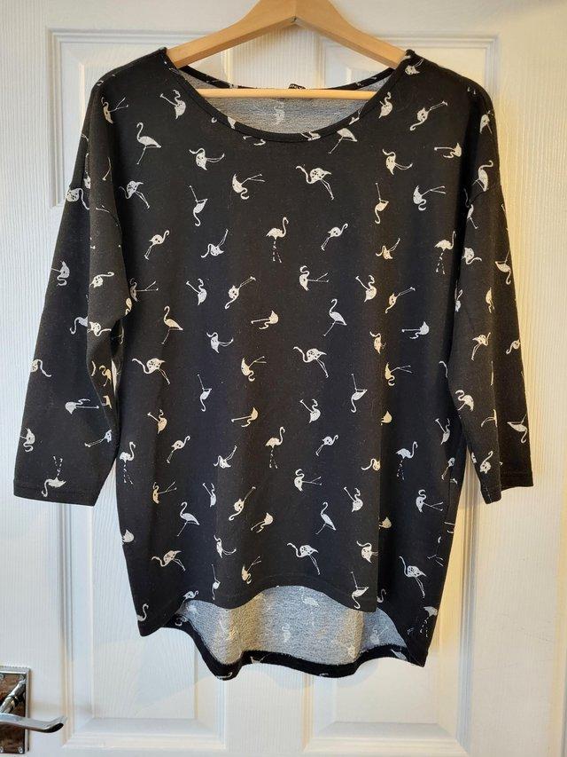Preview of the first image of Jumper Long Sleeve Top - Flamingo.