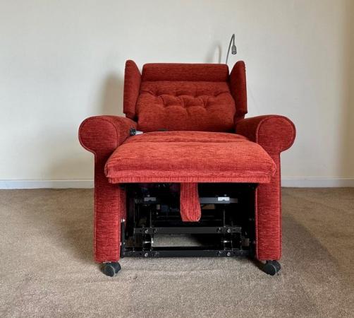 Image 6 of LUXURY ELECTRIC RISER RECLINER RED CHAIR MASSAGE CAN DELIVER