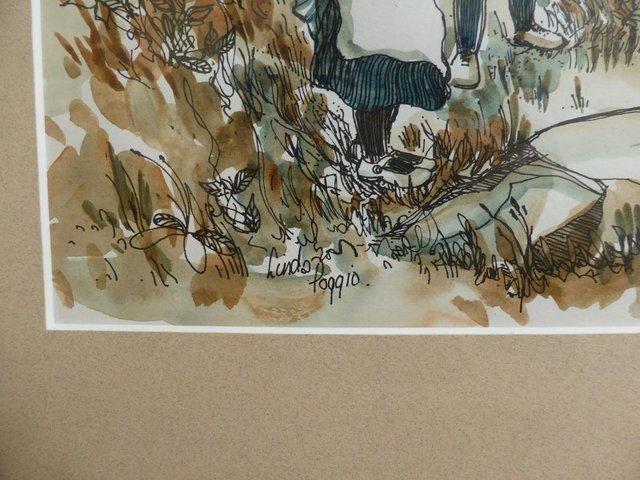 Preview of the first image of ORIGINAL WATERCOLOUR BY LINDA POGGIO.