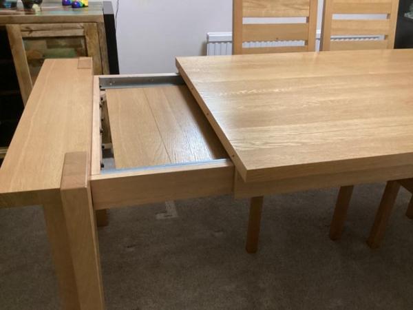 Image 2 of Extending Dining Table and 6 Chairs