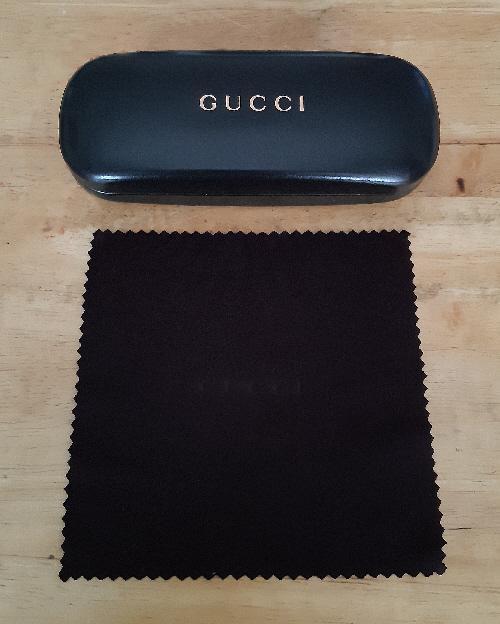 Preview of the first image of Black Clam Shell Sunglasses Case          BX39.