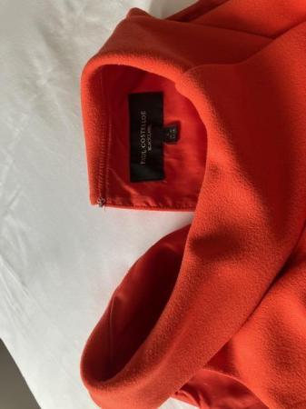 Image 2 of Formal work dress, Paul Costelloe colour orange