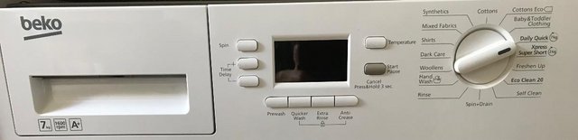Preview of the first image of Beko integrated washing machine WMI 71641.