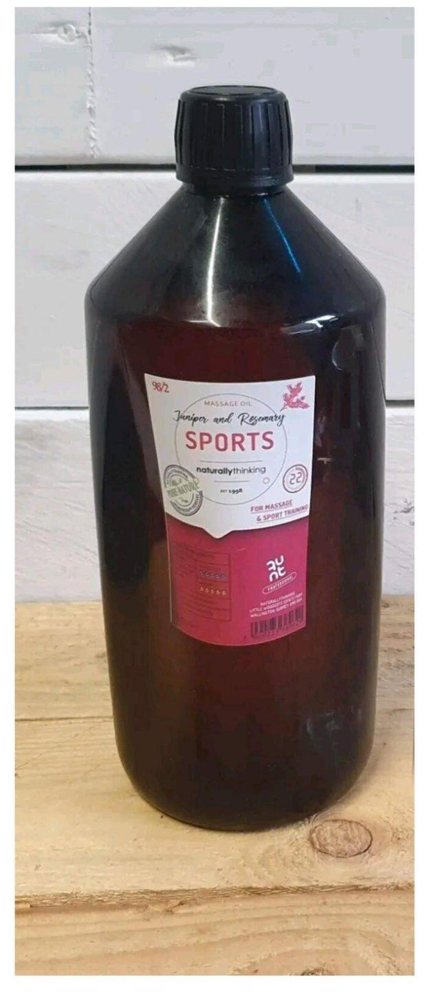 Preview of the first image of Sports Massage Oil - Juniper Berry, Rosemary, Black Pepper.