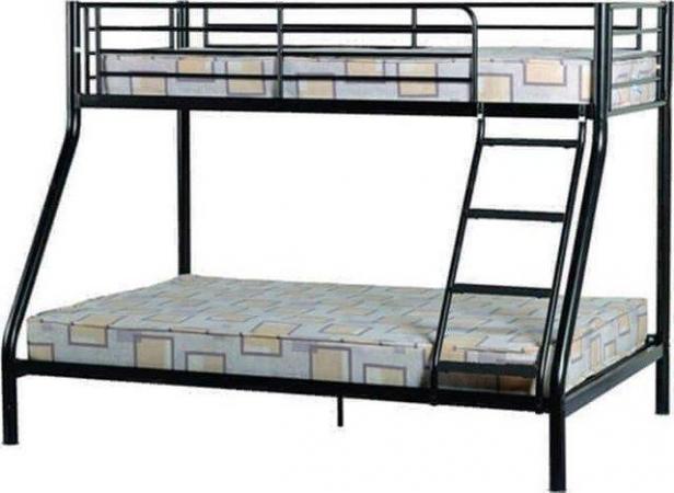 Image 1 of Black Tandi triple sleeper with winchester mattresses