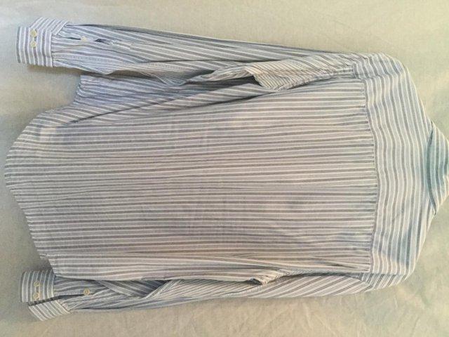 Preview of the first image of Classic striped Donna Karan shirt.