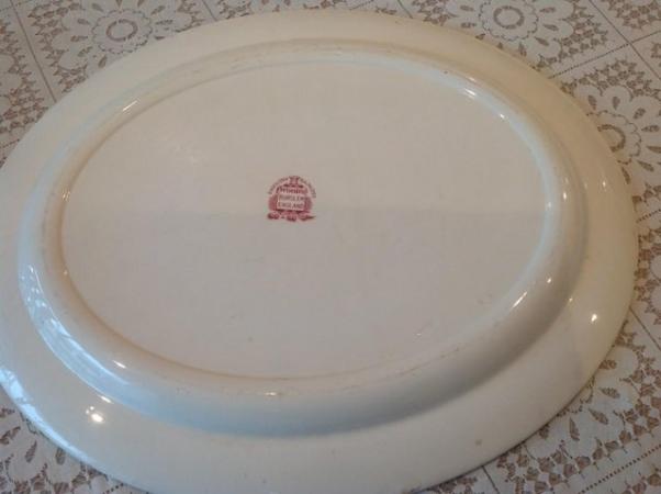 Image 2 of 1930's Turkey Plate made by Woods 'Burslem'
