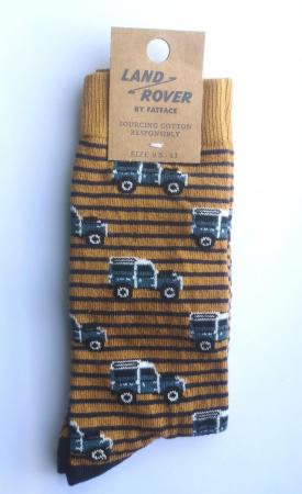 Image 2 of Rare new Land Rover men's socks by Fatface