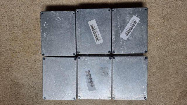 Image 3 of 6 x aluminium project box 125mm x 95mm x 35mm
