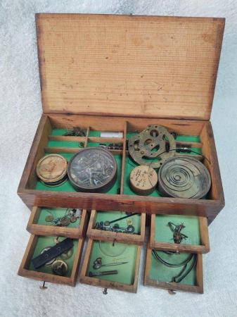 Image 3 of A Little Set Of Clock/Watchmakers Pine Draws