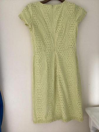 Image 2 of Hobbs yellow occasion dress size 10