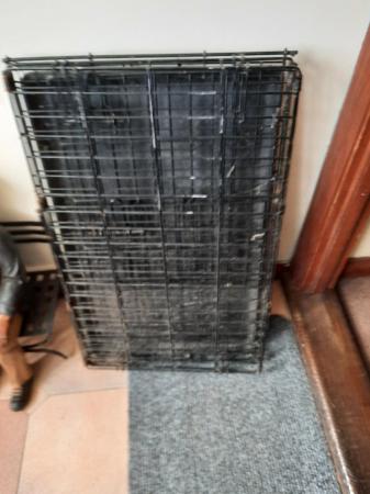 Image 1 of Dog cage /crate with base tray