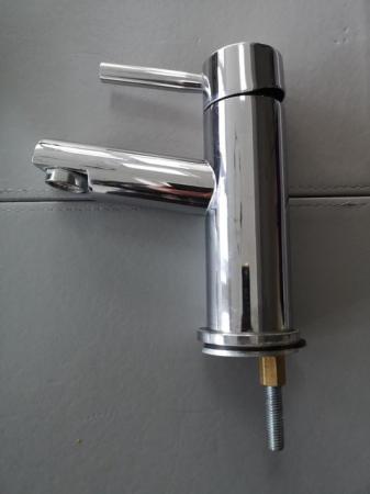 Image 3 of Pentle basin mixer tap in high chrome.