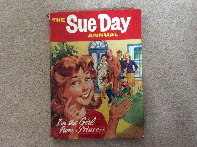 Preview of the first image of Sue Day 1962 Annual Vintage Hardback.