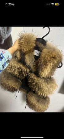 Image 1 of real fur gilet in excellent condition
