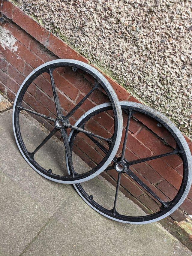 Preview of the first image of Wheelchair wheels brand new..