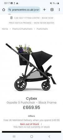 Image 3 of Gazelle S pushchair with basket
