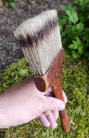 Image 3 of A Rare Antique Hardwood Badger Brush