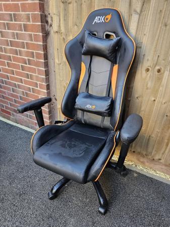 Image 2 of ADX firebase gaming chair - 1 year old.