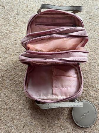 Image 2 of Antler Cosmetic Bag Pink/Grey..………….