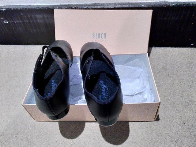 Preview of the first image of BLOCH S0352L Size 3.5 Black Tap shoes.