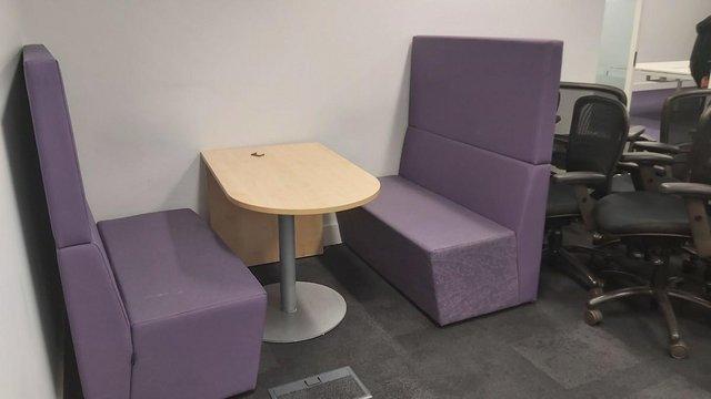 Image 2 of Purple Booth Soft seating reception meeting sofa