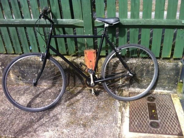 Image 1 of Big Black Bike with Cantilever brakes