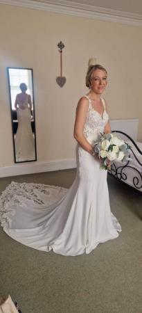 Image 1 of Stella York Beech 6834 wedding dress size 10