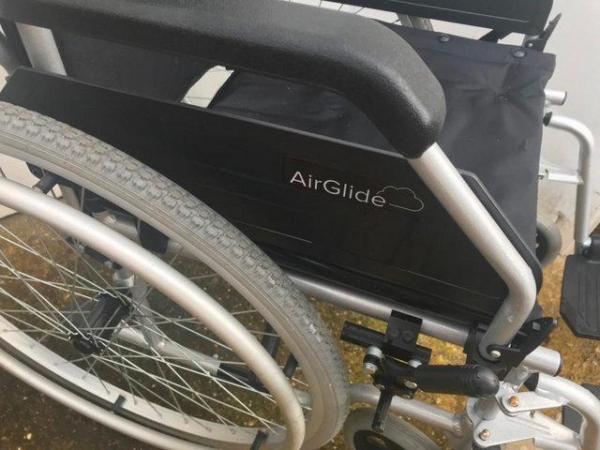 Image 6 of Wheelchair ultra lightweight foldaway flat.