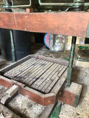 Image 1 of Two old fashioned wooden cider presses for sale