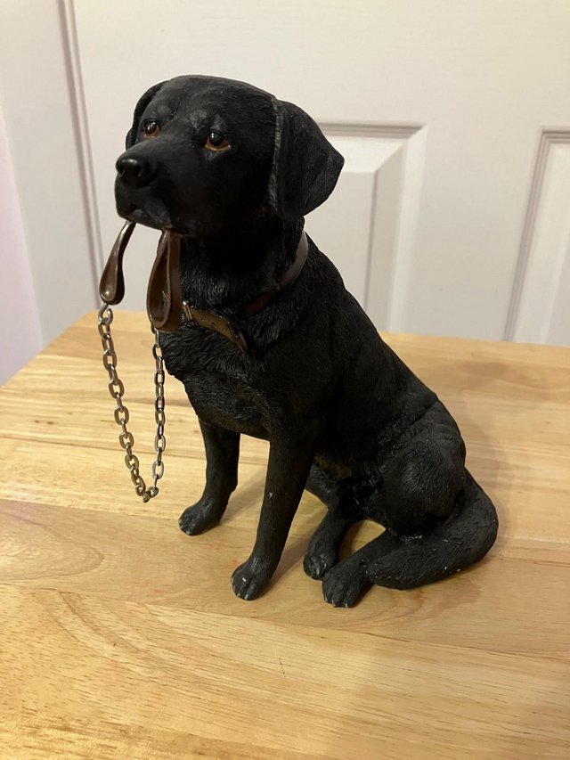 Preview of the first image of Gorgeous black labrador ornament.