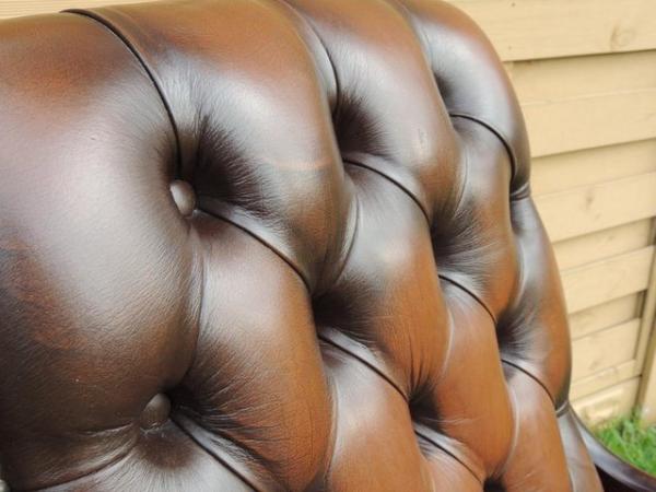 Image 7 of Antique Brown Chesterfield Rocking Chair (UK Delivery)